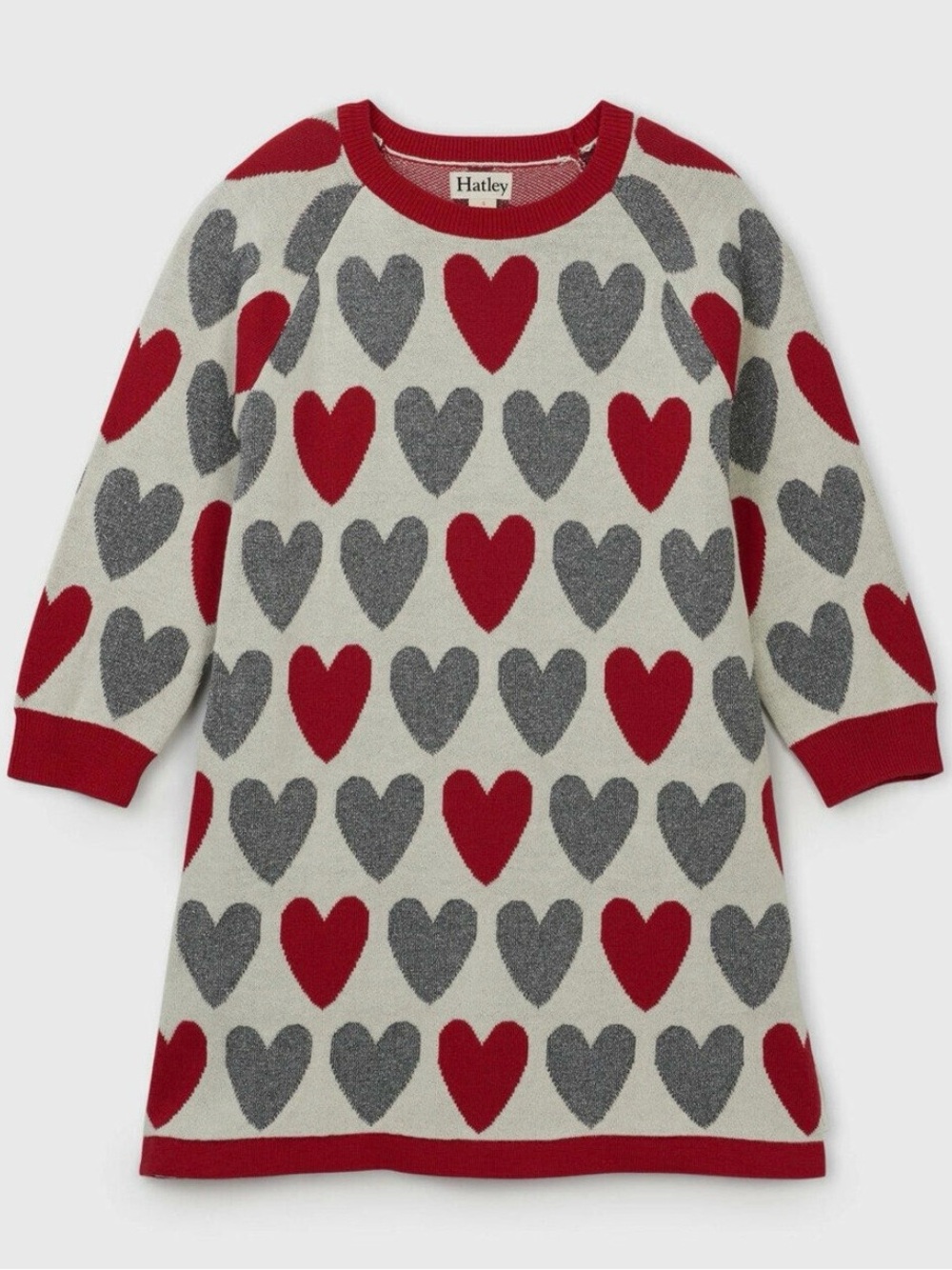Hatley ‘Festive Hearts’ Sweater Dress